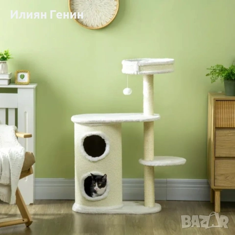 PawHut Дърво за котки с драскалка, снимка 9 - За котки - 54317133