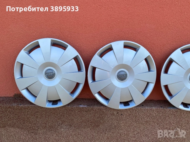 Оригинални тасове на Audi 16”, снимка 2 - Аксесоари и консумативи - 54672197