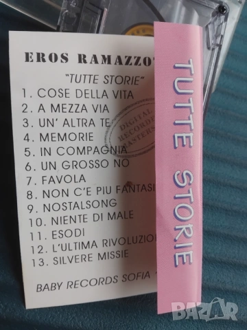 Eros Ramazzotti – Tutte Storie - аудио касета музика, снимка 2 - Аудио касети - 54092940