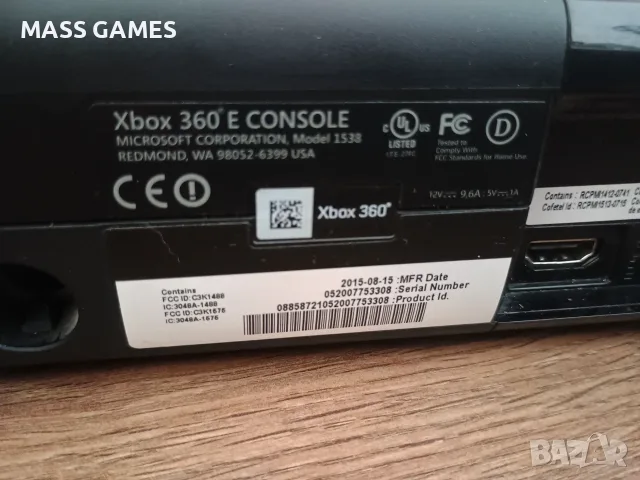 XBOX 360 E MODEL 250 GB, снимка 3 - Xbox конзоли - 55597596