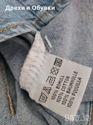 оригинална дънкова риза , снимка 2 - Ризи - 54279989