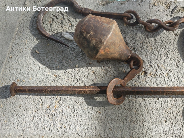 Стара везна кантар , снимка 5 - Антикварни и старинни предмети - 54128074