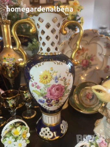 Home&Garden Albena – Ваза Royal Dux Bohemia, Чехословакия, ок. 1908 г., снимка 9 - Вази - 54040260
