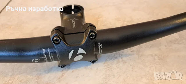 bontrager rhythm comp кормило и лапа за планински велосипед trek мтб колело байк бар алуминий 6061, снимка 13 - Части за велосипеди - 55596142