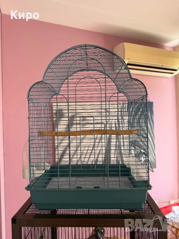 Две клетки и играчки , снимка 2 - Папагали - 54351817