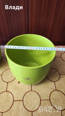 Кашпа - зелена, немска, снимка 13 - Стайни растения - 54339427