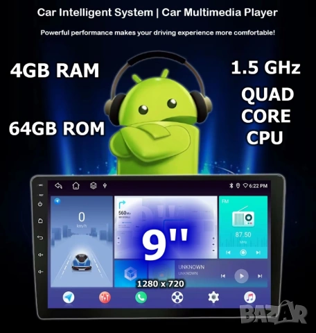 Honda CR-V_2 2001-2006 9” 2-DIN мултимедия с Android 12, 2/32GB , снимка 7 - Аксесоари и консумативи - 52511781