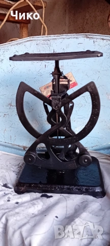 Старо оригинално пощенско кантарче , снимка 3 - Антикварни и старинни предмети - 54113433