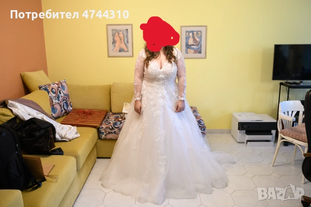 булчинска рокля luna novias, снимка 2 - Сватбени рокли - 55087945