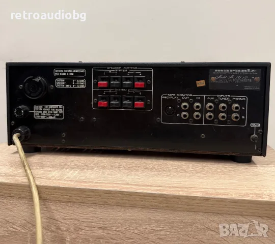 🔈Ретро транзисторен усилвател MARANTZ 1050 - 1976 - 1982 г🔈, снимка 6 - Ресийвъри, усилватели, смесителни пултове - 55507598
