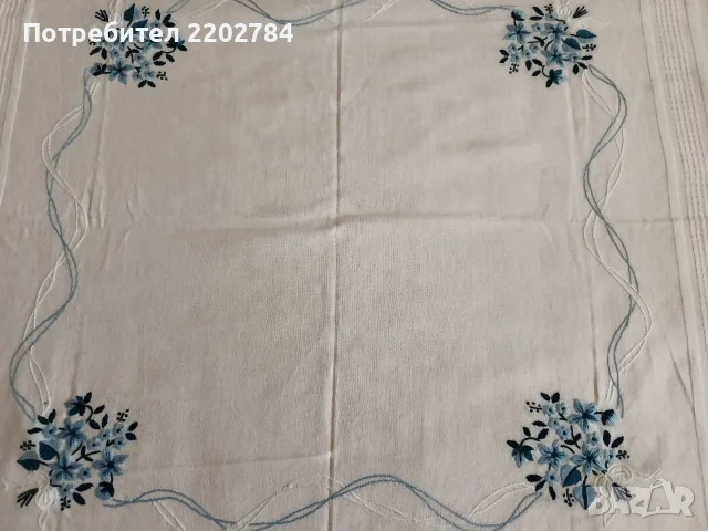 Битови, бродирани карета за маса , снимка 8 - Покривки за маси - 55660926