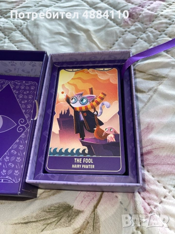 карти Таро „Cosplay Cats Tarot Deck and Guidebook“ (Amy Chase), снимка 2 - Чуждоезична литература - 55277225