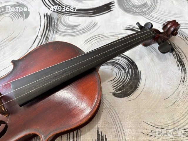 Стара ретро цигулка Medio Fino, снимка 6 - Антикварни и старинни предмети - 54165557