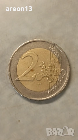 2 евро 2002 А нецентрирана , снимка 3 - Нумизматика и бонистика - 53970634