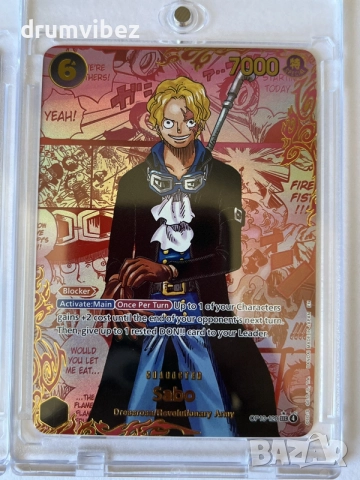 One Piece - Portgas.D.Ace & Sabo SEC Cards, снимка 3 - Колекции - 55492920