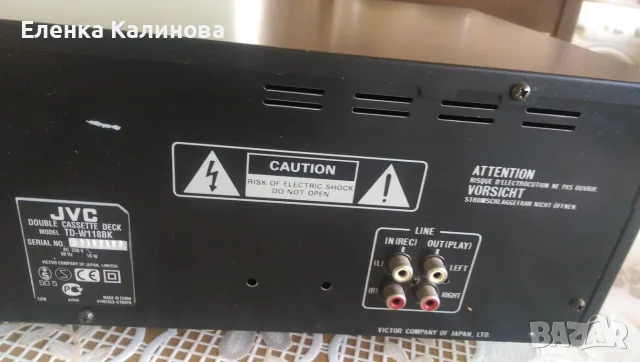 Двукасетъчен дек jvc, снимка 4 - Декове - 55424884