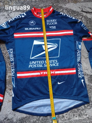 Nike USPS Вело Джърси M, снимка 3 - Спортни дрехи, екипи - 55125992