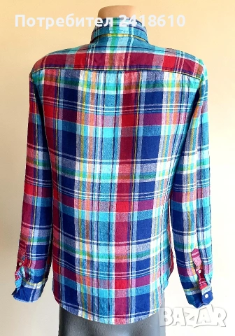 POLO Ralph Lauren Classic Fit 100% Лен / Womens Size M НОВО! ОРИГИНАЛ! Дамска Ленена Риза!, снимка 7 - Ризи - 54294344