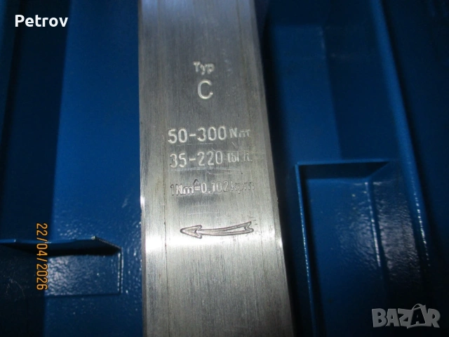 GEDORE - RAHSOL - DREMOMETER - Typ C - MADE IN GERMANY - НОВ внос 1/2" Динамометричен Ключ 50-300 Nm, снимка 3 - Гедорета - 54418848