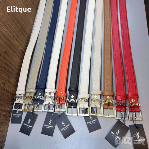 колани от естествена кожа в кутия ysl saint laurent , снимка 5 - Колани - 54743524