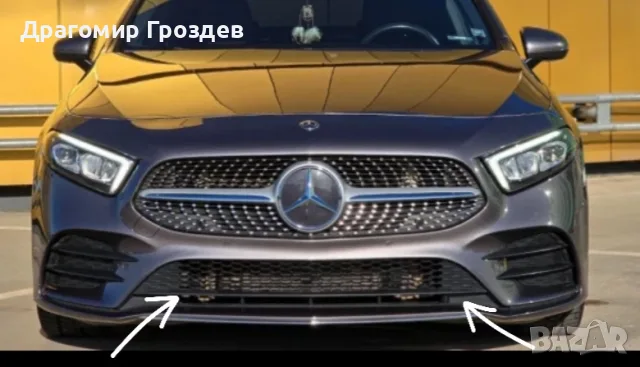 Оригинална решетка за предна броня за Mercedes A-class W177 AMG / Мерцедес А-класа (след 2018 г.)