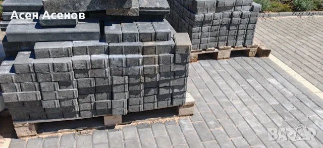 Павета Semmelrock 20 х 10 х 6 графит и бели, снимка 3 - Строителни материали - 55516160