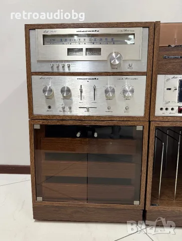 🔈ТОП колекционерски сет Marantz + грамофон Dual 1239A + аудио рак шкаф - профилактирани🔈, снимка 4 - Грамофони - 55353474