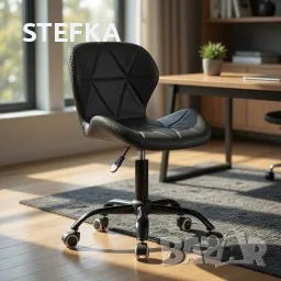 Офис стол еко кожа 39€, снимка 2 - Столове - 55381371