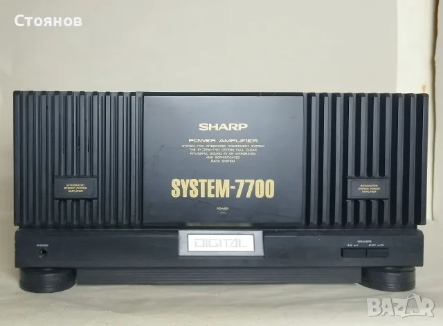 Крайно стъпало, усилвател SHARP SM-7700H (2 x 130 W / 8 ома)