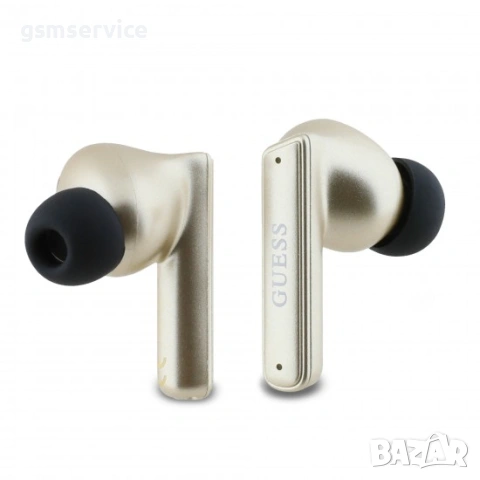 	БЕЗЖИЧНИ СЛУШАЛКИ Bluetooth GUESS TWS SCRIPT GOLD, снимка 3 - Bluetooth слушалки - 54595934