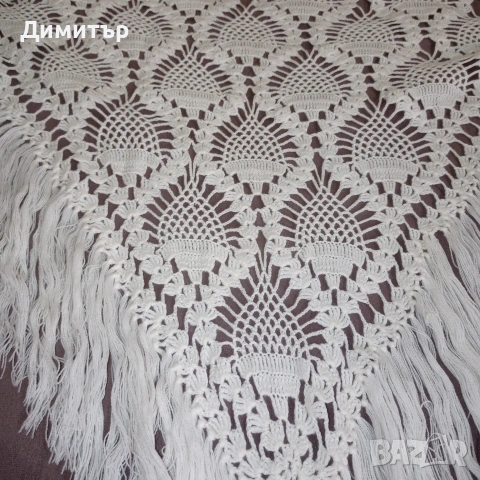 Дамски плетен шал тоалет 