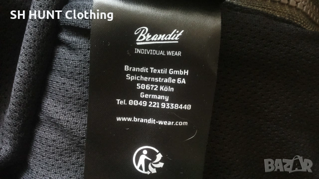 Brandit POLAR Jacket размер L за лов риболов поларено яке - 2543, снимка 14 - Екипировка - 54183337