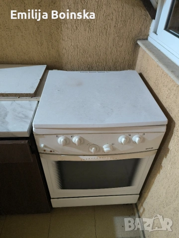 Готварска печка Gorenje – комбинирана (ток + газ) – в добро състояние, снимка 2 - Печки, фурни - 53955471