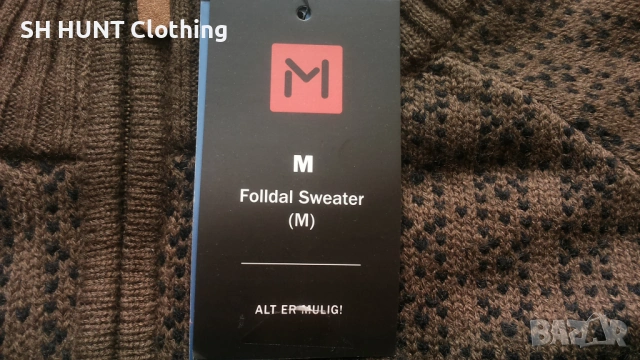LARS MONSEN Folldal Genser 49% Wool размер M / L пуловер 49% Вълна - 2697, снимка 10 - Екипировка - 54859141