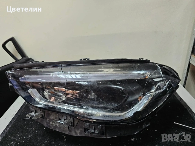 Ляв фар за Mercedes GLA H247. Счупен корпус и стъкло . A2479064906, снимка 2 - Части - 54488000