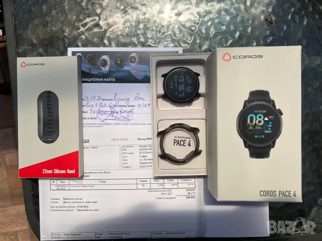 Продавам Coros Pace 4 Black Crystal  нов
