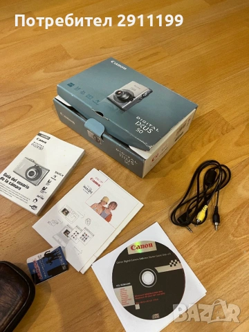 Фотоапарат Canon 5 Mp, Japan с подаръци, снимка 9 - Фотоапарати - 54294102