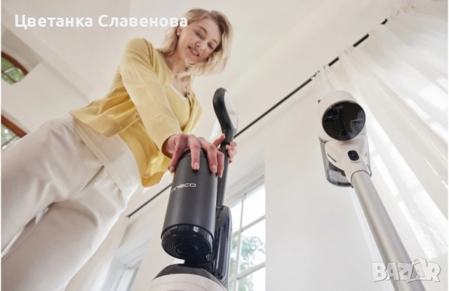 Прахосмукачка Tineco - Floor One S6 Stretch Plus, 5в1, бяла, снимка 7 - Прахосмукачки - 55100439