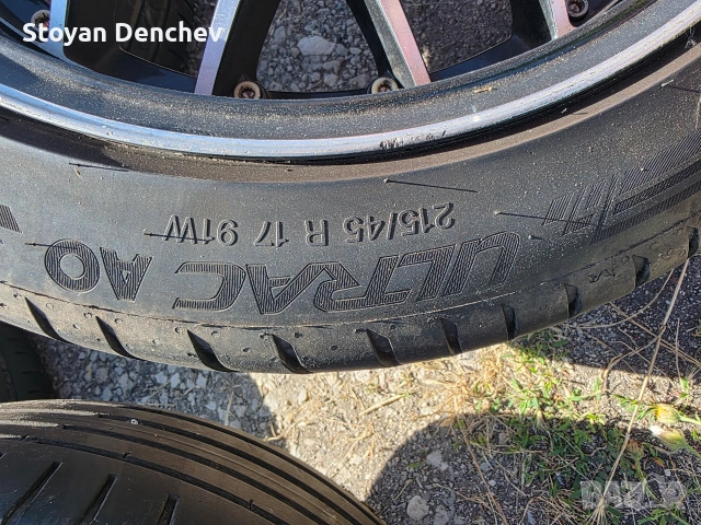 алуминиеви джанти 17 цола 5x114.3 без кривини и заварки, снимка 4 - Гуми и джанти - 55085864
