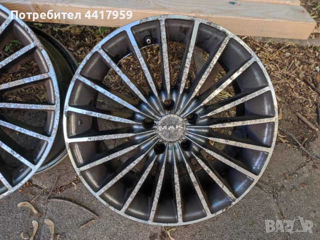 Алуминиеви джанти MAK 5х100 16, 63.4, ЕТ 35 / Голф 4, Ауди, Субару, Шкода, Сеат, снимка 5 - Гуми и джанти - 54616818