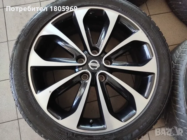 4бр. ал. джанти Nissan (оригинални) 5x114,3 , 6,5x18 , ET40, снимка 3 - Гуми и джанти - 55290920