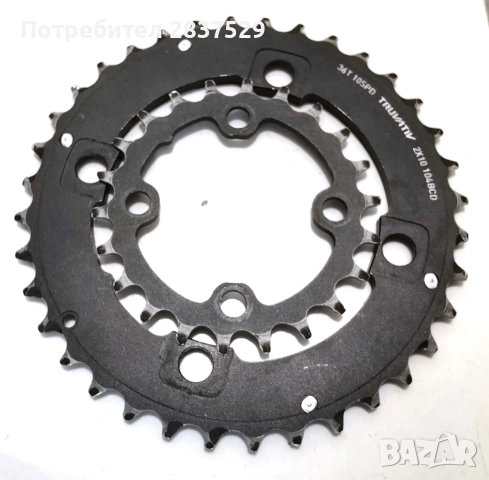 Плочи Motsuv 34Т овал, SRAM Truvativ 22-36Т, Shimano 44T 104BCD, снимка 4 - Части за велосипеди - 54776464