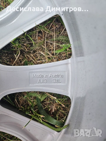 4бр. оригинални лети джанти за AUDI 17ски 5х112 8J ет39, снимка 11 - Гуми и джанти - 55173243