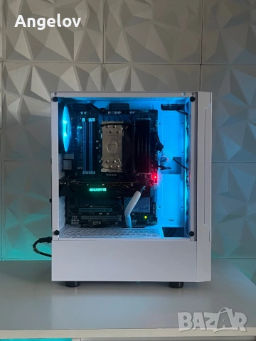 Бял Геймърски компютър / RX 580 / i7 / 16GB RAM /, снимка 2 - Геймърски - 54442714