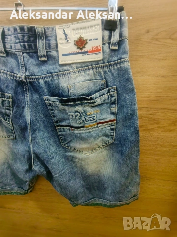 мъжки дънкови панталони dsquared d2, снимка 6 - Спортни дрехи, екипи - 54439931