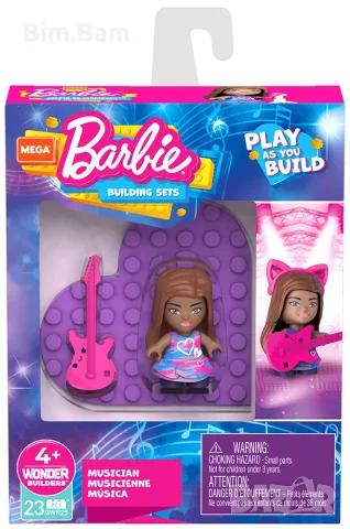 Оригинални малки конструктори Barbie / Mattel - 6 модела, снимка 3 - Конструктори - 55414526