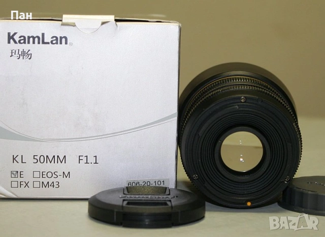 Обектив Kamlan 50mm F1.1 "Bokeh monster" за Sony E, снимка 3 - Обективи и филтри - 54385664