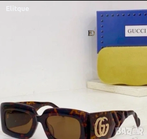 Слънчеви очила Gucci с ув защита,калъф,кутия и кърпичка на марката , снимка 11 - Слънчеви и диоптрични очила - 54314032