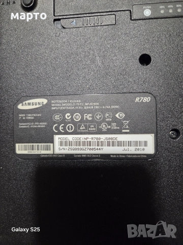 Samsung R R780 Intel® Core™ i5, снимка 7 - Лаптопи за дома - 54754135