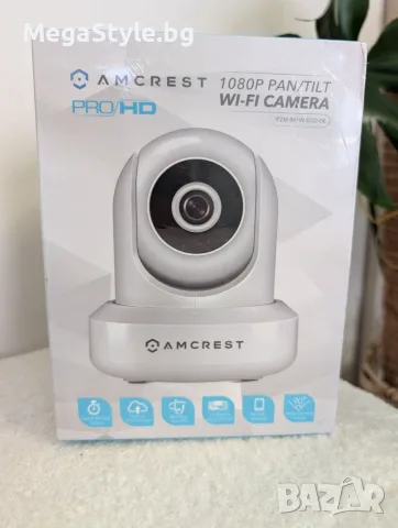 Amcrest 4MP ProHD вътрешна WiFi, охранителна IP камера с панорамиране, снимка 10 - IP камери - 55303404